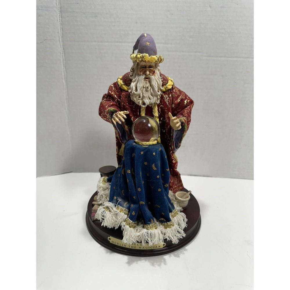 Vintage 1992 KSA Kurt Adler Limited Edition Fabriche Camelot Merlin the Magician